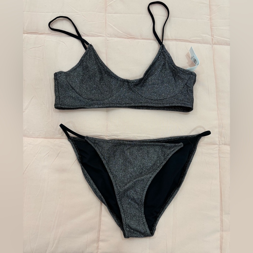 Mesh glitter swimsuit
